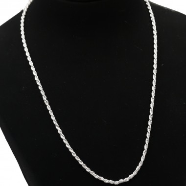 92.5 Sterling Silver Fancy Chain Collection for Ladie's
